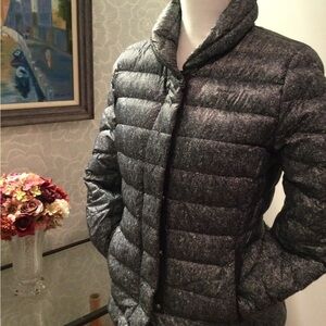 Women's Dark Blue Puffer Jacket